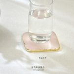 粉晶杯垫