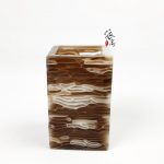 茶白琉璃卫浴四件套