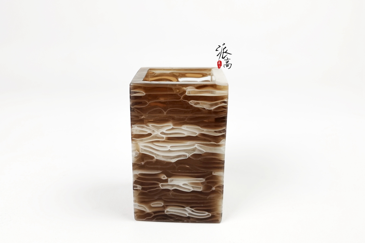 茶白琉璃卫浴四件套
