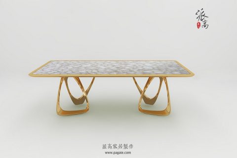 白水晶餐桌