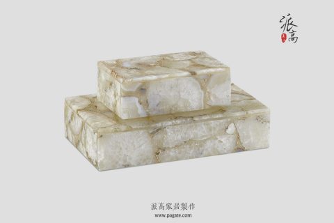 晶体玛瑙盒子