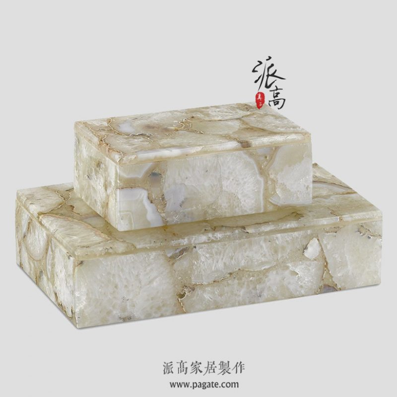 晶体玛瑙盒子