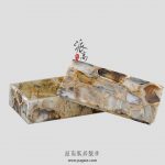 河磨玛瑙盒子