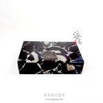 黑玛瑙银箔盒子