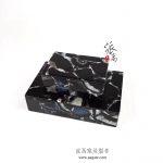 黑玛瑙银箔盒子